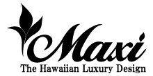 ハワイアンジュエリーのマキシのロゴ
