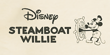 ディズニースチームボートウィリーのロゴ