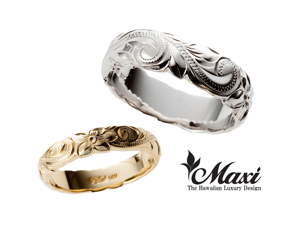 ハワイアンジュエリーのMaxiマキシの指輪