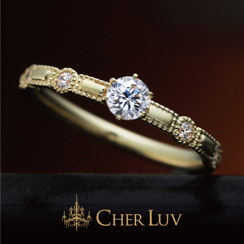 金沢で探すおしゃれな結婚指輪婚約指輪ブランドのシェールラブのラナンキュラス