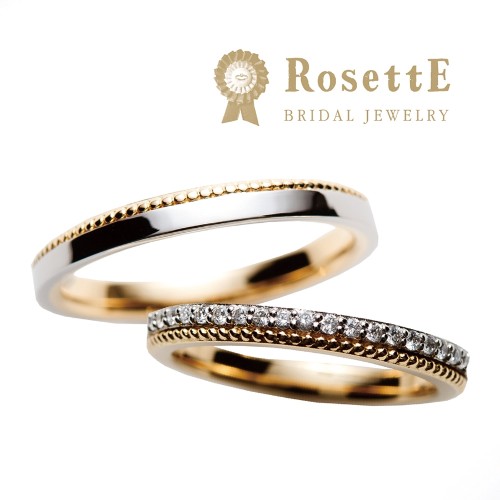 滋賀県で選ぶ可愛い結婚指輪 RosettE しずく