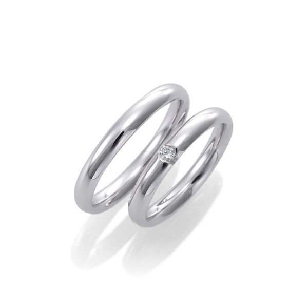 鍛造製法の結婚指輪でFISCHER1