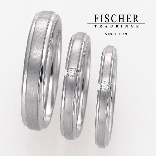 ドイツの鍛造メーカーであるフィッシャーFISCHERの結婚指輪で230シリーズ