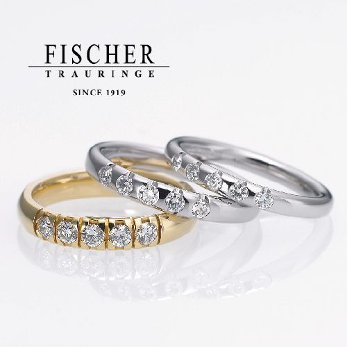 ドイツの鍛造メーカーであるフィッシャー・FISCHERの結婚指輪で281シリーズ