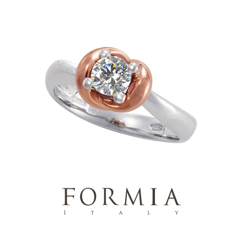 大阪梅田で女性に人気な婚約指輪 FORMIAのSCIARPA ROSSA