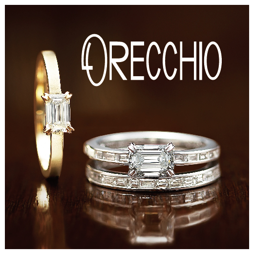 ORECCHIOオレッキオの婚約指輪の集合写真