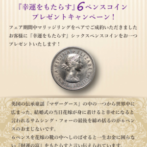 LIAISON　6ペンスコインをプレゼント！　3/15～3/22まで
