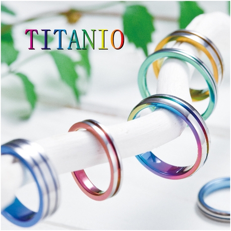 アレルギーフリー素材チタンの結婚指輪TITANIO