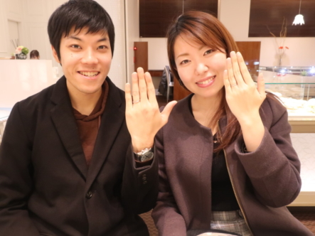 et.lu・YUKAHOJOの結婚指輪　大阪市北区