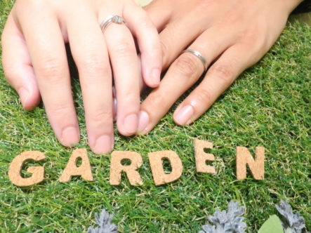 gardenオリジナルの婚約指輪・リエゾンの結婚指輪 大阪府守口市