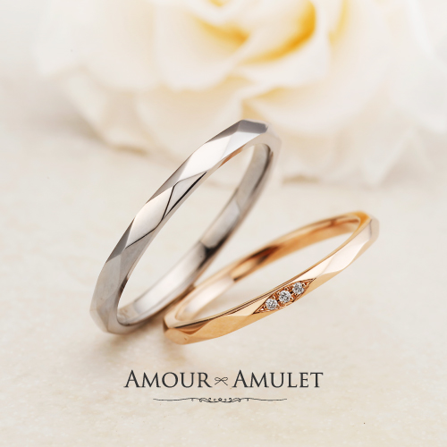 梅田京都でのアンティークはアムールアミュレットミルメルシーの結婚指輪