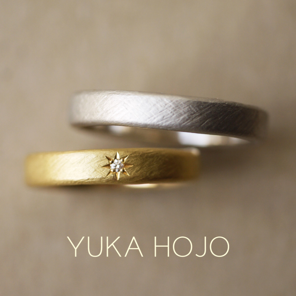 梅田京都でのアンティークはユカホウジョウWeaveの結婚指輪
