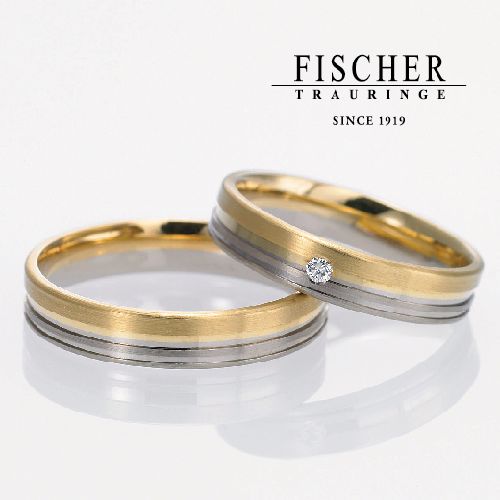 FISCHERフィッシャーの結婚指輪で168シリーズ