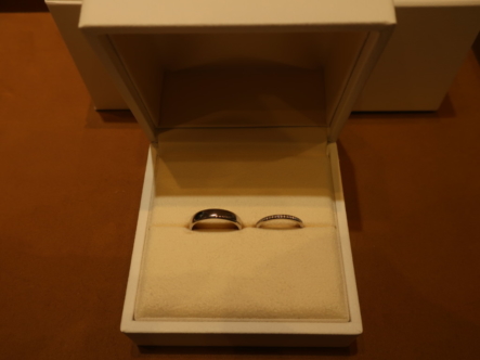 FISCHERとGRACE KAMAの結婚指輪をご成約頂きました。