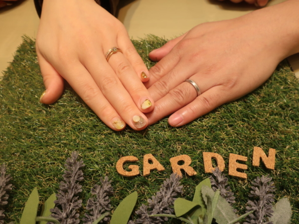 YUKAHOJOの婚約指輪と結婚指輪　