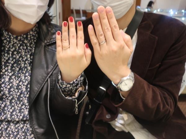 Une Mariageの結婚指輪　大阪府堺市