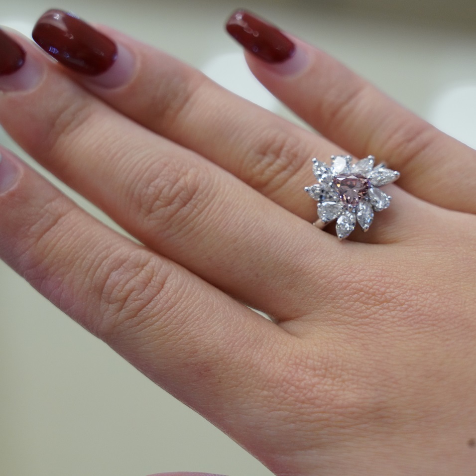 garden梅田のピンクダイヤモンドの指輪6