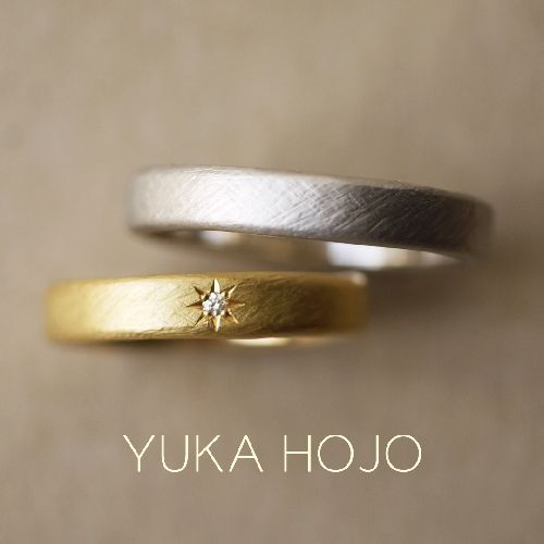 YUKAHOJOのWeave結婚指輪ペア