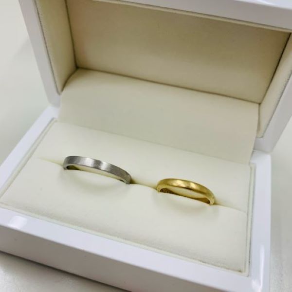 京都で早く受け取れる結婚指輪で手作り結婚指輪２