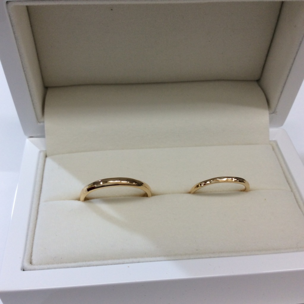 奈良で早く受け取れる結婚指輪で手作り結婚指輪３