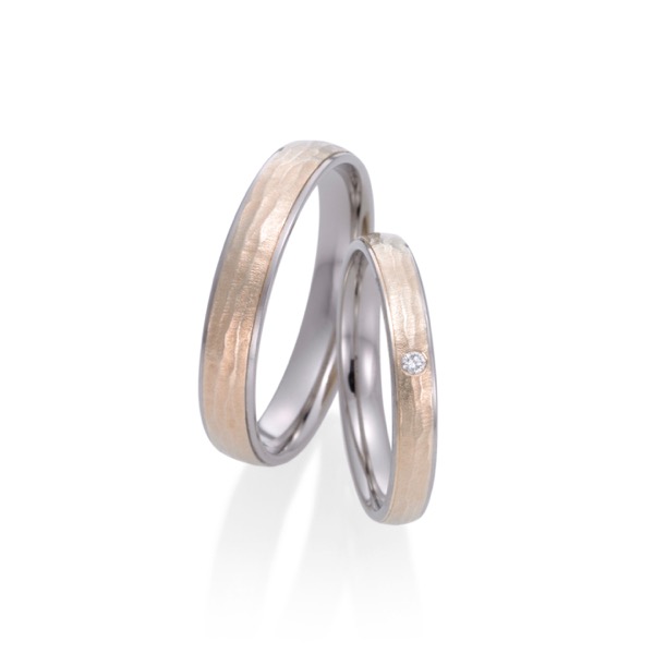 マット（つや消し）のデザインが豊富なドイツのブランド フィッシャーの結婚指輪１