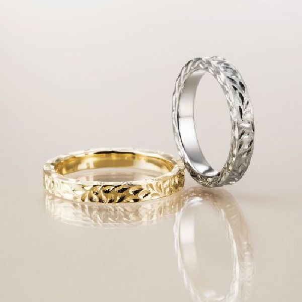 福井でおすすめの鍛造製法の結婚指輪でマカナのスリムタイプ