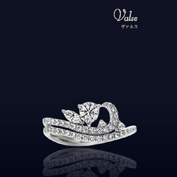 梅田で人気の個性的な婚約指輪ブランドUneMariageのヴァルス