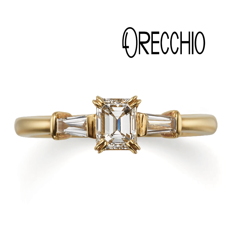 大阪で人気の婚約指輪特集ひねった(ひねりの)デザインバージョンのオレッキオ
