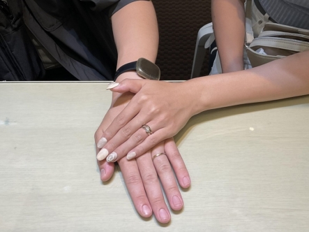 神奈川横浜市／大阪府大阪市｜LAPAGEの婚約指輪結婚指輪をご成約頂きました。