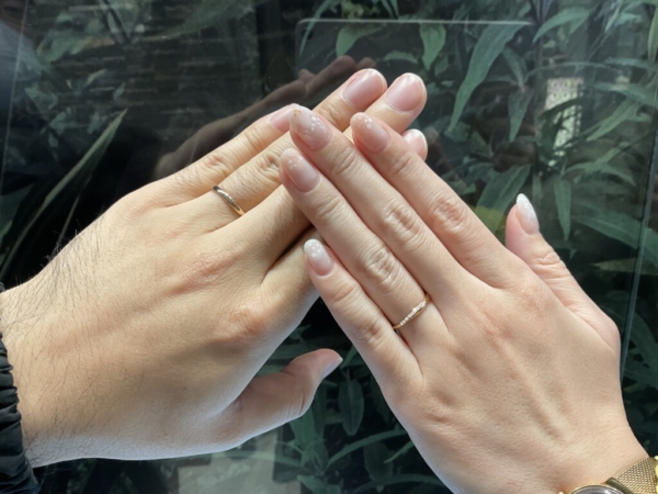 大阪市東淀川区　Mariage ent（マリアージュエント）の結婚指輪をご成約頂きました。