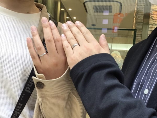 大阪府大阪市　FISCHER（フィッシャー）の結婚指輪をご成約頂きました。