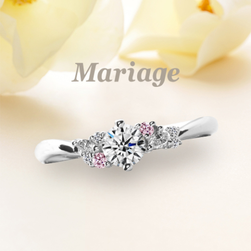 婚約指輪の人気の色プラチナマリアージュエント