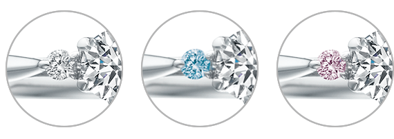 ディズニーシンデレラコレクションの婚約指輪の選べるメレダイヤモンド