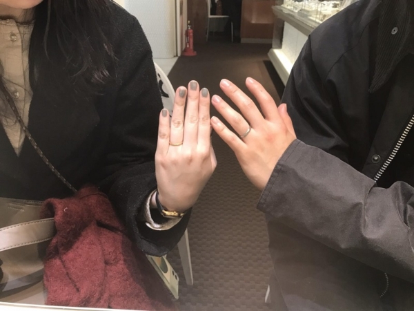 大阪府牧方市 FISCHERの結婚指輪をご成約頂きました