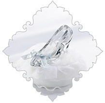 ディズニーシンデレラコレクションの婚約指輪を買うと付いてくるガラスの靴オブジェ