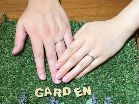 奈良県香芝市　輝彩杢目のご結婚指輪をご成約頂きました
