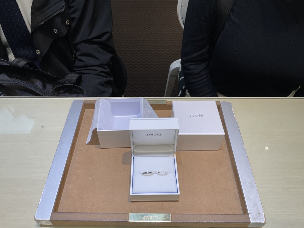 大阪府東大阪市　フィッシャーの結婚指輪をご成約頂きました