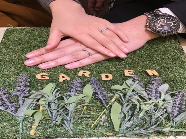 大阪市阿倍野区 FISCHERの結婚指輪をご成約頂きました