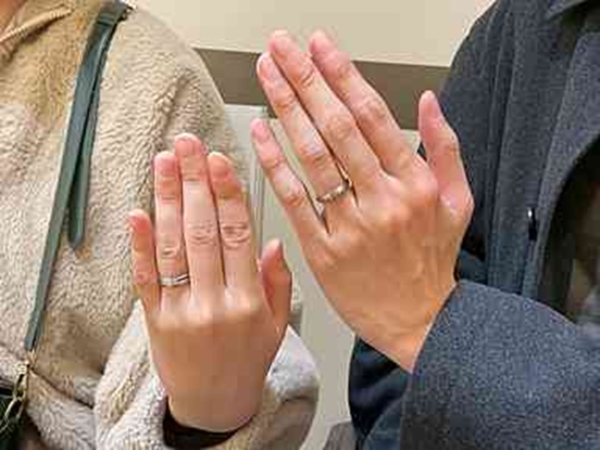 大阪市淀川区 FISCHERの結婚指輪をご成約頂きました