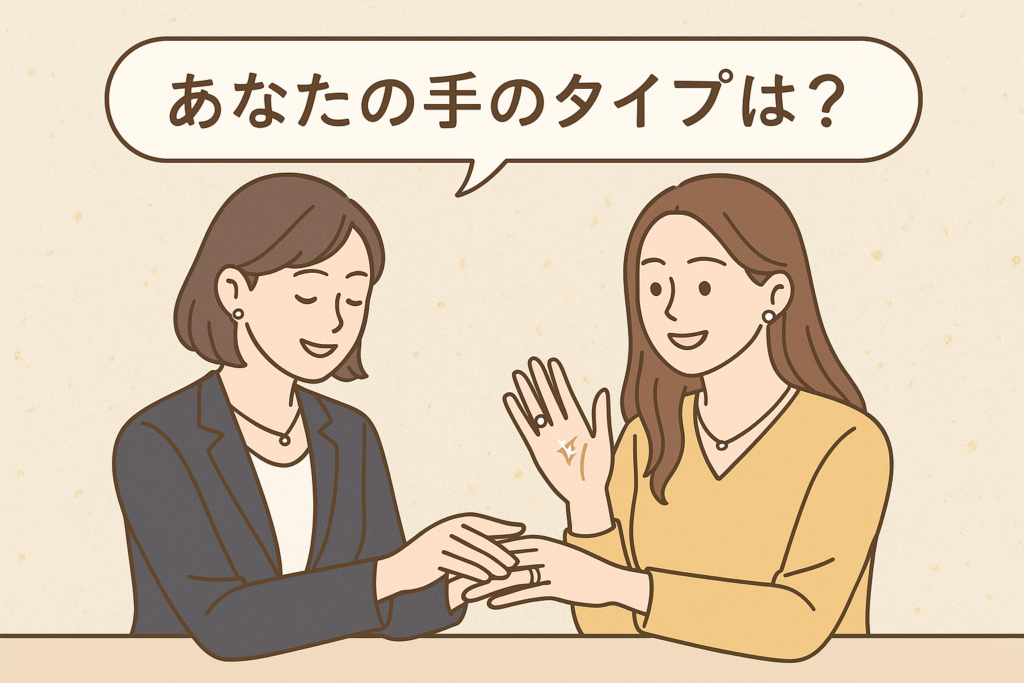 ハンド骨格診断のイメージ