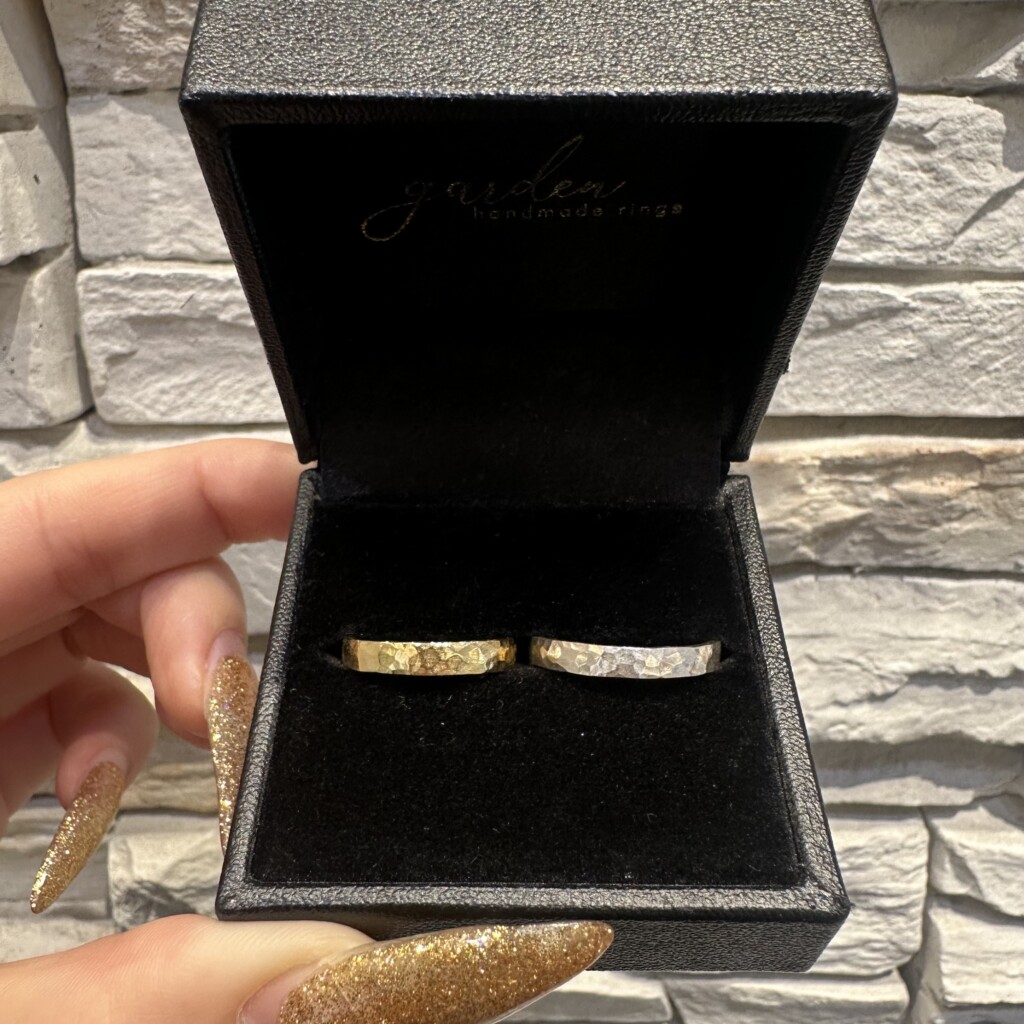 手作りペアリング槌目ポリッシュ