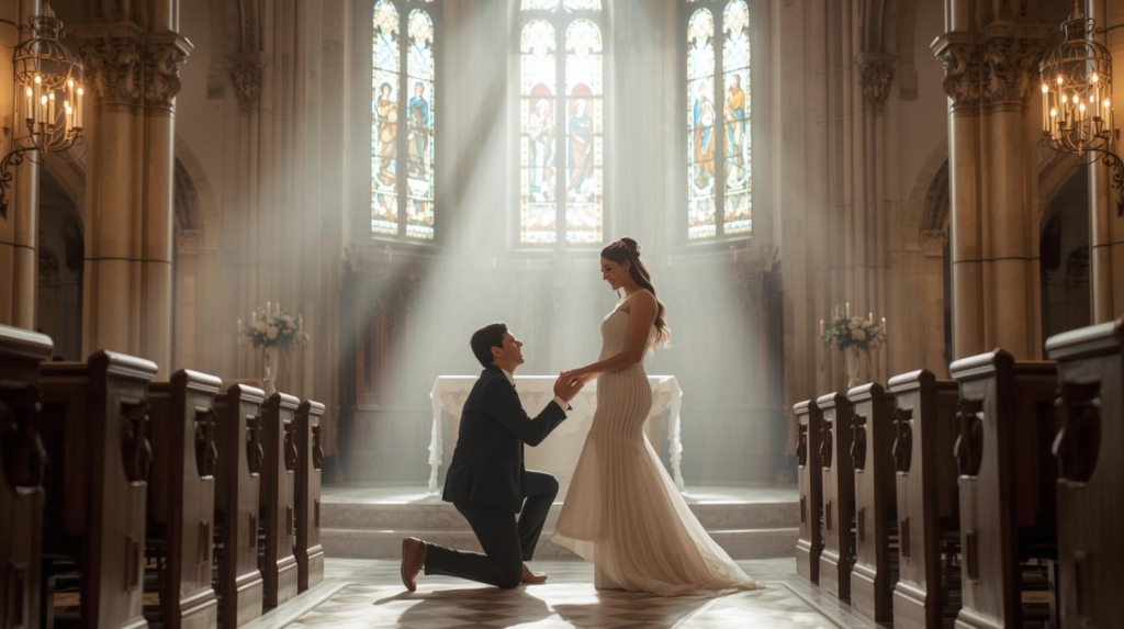 チャペルプロポーズ