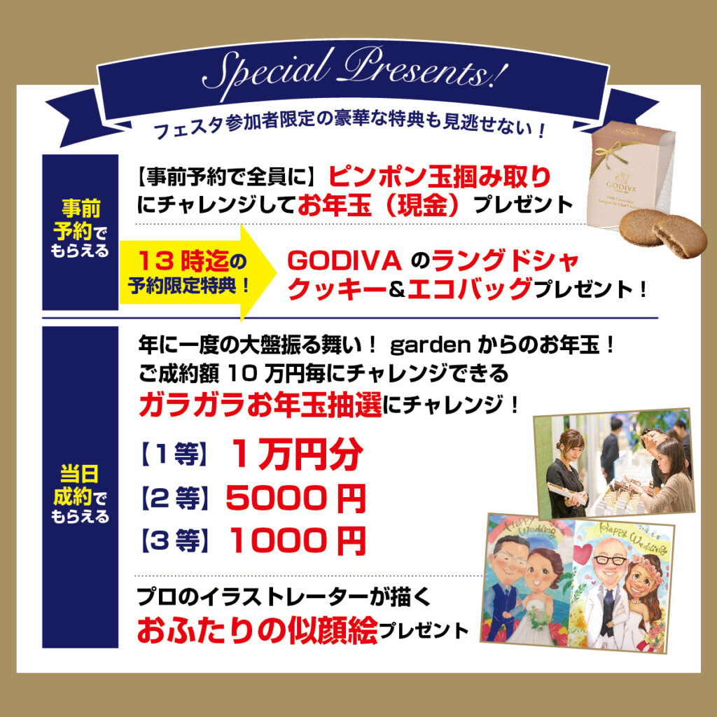 gardenフェスタ梅田2026の特典画像