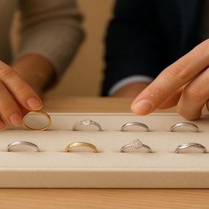 結婚指輪選び　大阪梅田